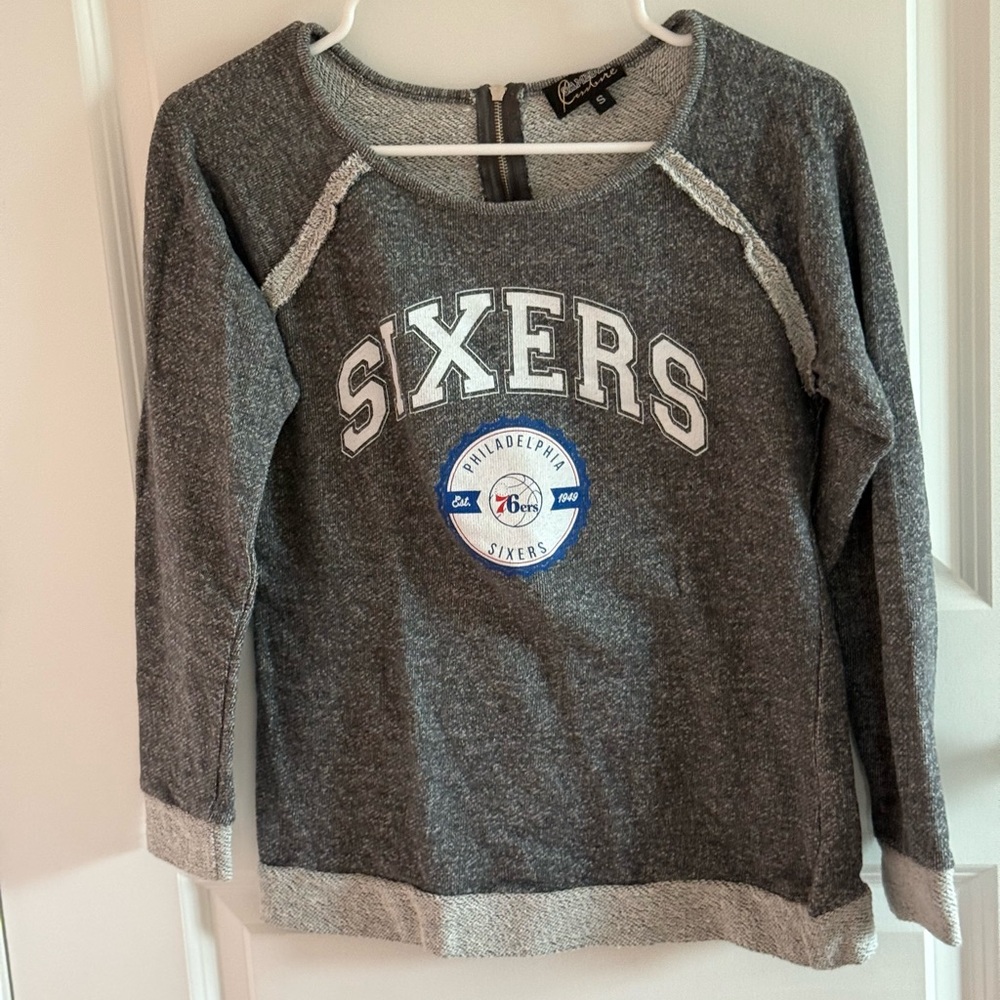 Gray Sixers Women's Sweater